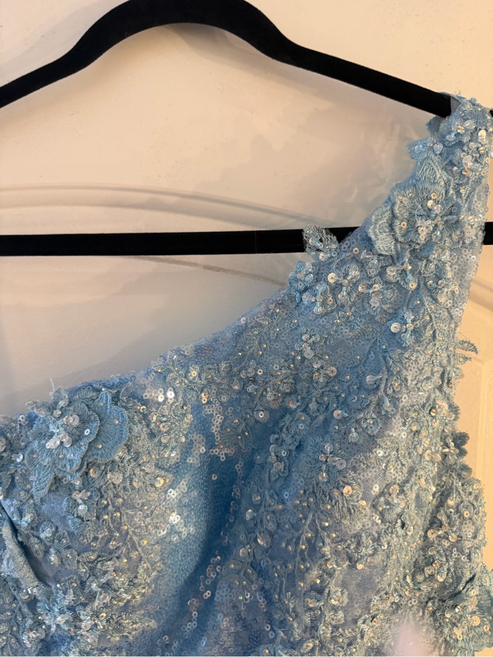 Beaded and Sequin Prom Dress - Picture 8 of 11
